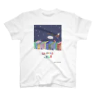 Sherine's illustrationの太ったサンタさん スタンダードTシャツ