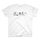 文鳥堂の文鳥とおにぎり Regular Fit T-Shirt