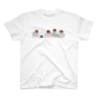 文鳥堂の桜文鳥とおにぎり Regular Fit T-Shirt