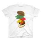 AWESOME HAMBURGERのチーズバーガー スタンダードTシャツ