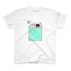 kandanekoのうたたねくーちゃんゔぁぎちゃん スタンダードTシャツ