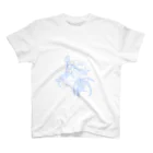 行方白子(ゆくえしらず)の架空テラリウム タコとキノコ スタンダードTシャツ