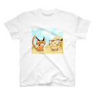 Cat Musicのすなかる～ず・すなかるコンビイラスト スタンダードTシャツ