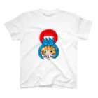 CHOPPIRIのかぶる猫[富士山(初日の出)ver.](茶白猫) スタンダードTシャツ