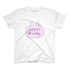 mamentmoriのうさ飼いアピール スタンダードTシャツ