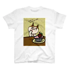 絵描きのunicoのLike the Cat Got the Cream Regular Fit T-Shirt