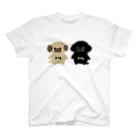 one-naacoのpug &pug Regular Fit T-Shirt