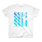 SS14 Projectのスクロール(ブルー) スタンダードTシャツ