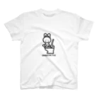 rakugakicabinのトイレウサギ スタンダードTシャツ