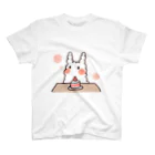 K.momokoのうさぎのウミウシ(ケーキver.) スタンダードTシャツ