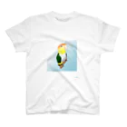 otogaのシロハラインコ スタンダードTシャツ