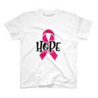 Fred HorstmanのBreast Cancer HOPE  乳がんの希望 Regular Fit T-Shirt