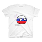 ポーランドボールSHOPのろしあ（Russia） スタンダードTシャツ