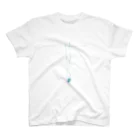 HIMAUTAの水の底の石を持つ スタンダードTシャツ