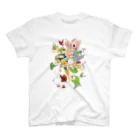 Cody the LovebirdのChubby Bird 「何よりも大切なこと。　それは鳥さんを愛すること。」  Regular Fit T-Shirt