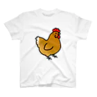 Cody the LovebirdのChubby Bird　ニワトリ Regular Fit T-Shirt