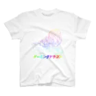 てちょう(手帳)のかっこいいドラゴン スタンダードTシャツ