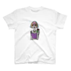 S2ショップのColorful Hair Woman No.2 Regular Fit T-Shirt