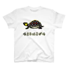 くいなの母の【両面】しまるはこがめ スタンダードTシャツ