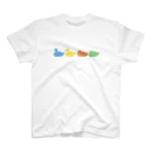 U0の眠たいアヒル(カラフル) スタンダードTシャツ