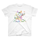 にゃんぴーのkirakiraにゃんぴー Regular Fit T-Shirt