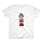 S2ショップのColorful Hair Woman No.3 Regular Fit T-Shirt