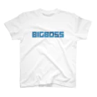 【何字ゃ文字屋】の「BIG BOSS」新ロゴ フォント Regular Fit T-Shirt