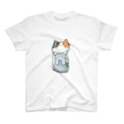 ニャンコショップのミルク瓶に入ったねこ Regular Fit T-Shirt