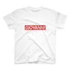 あいてやのGIOVANNI box logo スタンダードTシャツ