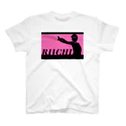 麻雀カッコイイシリーズのRIICHI　ピンク Regular Fit T-Shirt