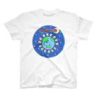 麻雀カッコイイシリーズの世界平和 スタンダードTシャツ