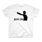 麻雀カッコイイシリーズのRIICHI　透過 スタンダードTシャツ