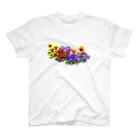 846のお店のパンジーのお花畑 Regular Fit T-Shirt