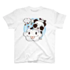 イラスト MONYAAT のズレちゃんとくもちゃん スタンダードTシャツ