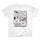 ミポーズハウスの品川職人組（黒） Regular Fit T-Shirt
