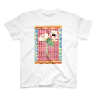 New koのCheck check floflower スタンダードTシャツ