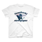 船橋ニュースペーパーの船橋ニュースペーパー × 颯海 Regular Fit T-Shirt