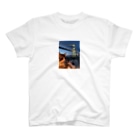 たびねこ蜜柑のたびねこ蜜柑・白鳥大橋 Regular Fit T-Shirt