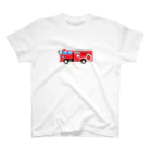 働く車・乗り物Tシャツ／KK商店の消防車 スタンダードTシャツ