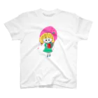 幸せメロディでぴょんぴょんぴょーん💗のアコーディオン☺️🌈ガール💗 スタンダードTシャツ