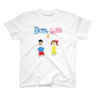 絵が下手な人。のBoys & Girls Regular Fit T-Shirt