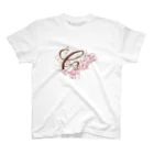 TakakoTaniguchiの“sakura-C”Decorative alphabetシリーズ スタンダードTシャツ