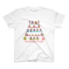 おまんじゅいショップのドット de ひなまつり スタンダードTシャツ