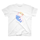 ちょこっぷのお魚大好きねこまるくん スタンダードTシャツ