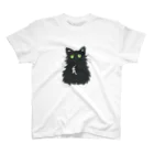 ユリエのもじゃもじゃくろねこ スタンダードTシャツ