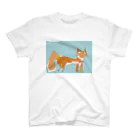 ハナキズノアカザルの抽象狐 スタンダードTシャツ