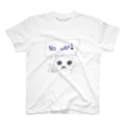 鸚哥ノ館のNo war! 猫 スタンダードTシャツ