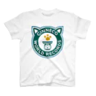 Happy Fun goodsのギンネコワールドレコード スタンダードTシャツ