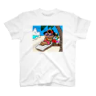 Happy Fun goodsの舞妓ねこバケーション Regular Fit T-Shirt