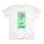 K-smile_fromCIAOの中二　漢字　筆文字　CHU-NI　KANJI スタンダードTシャツ